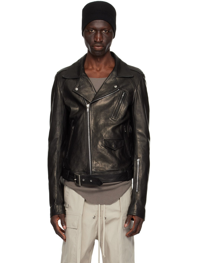 Black Lukes Stooges Leather Jacket 1