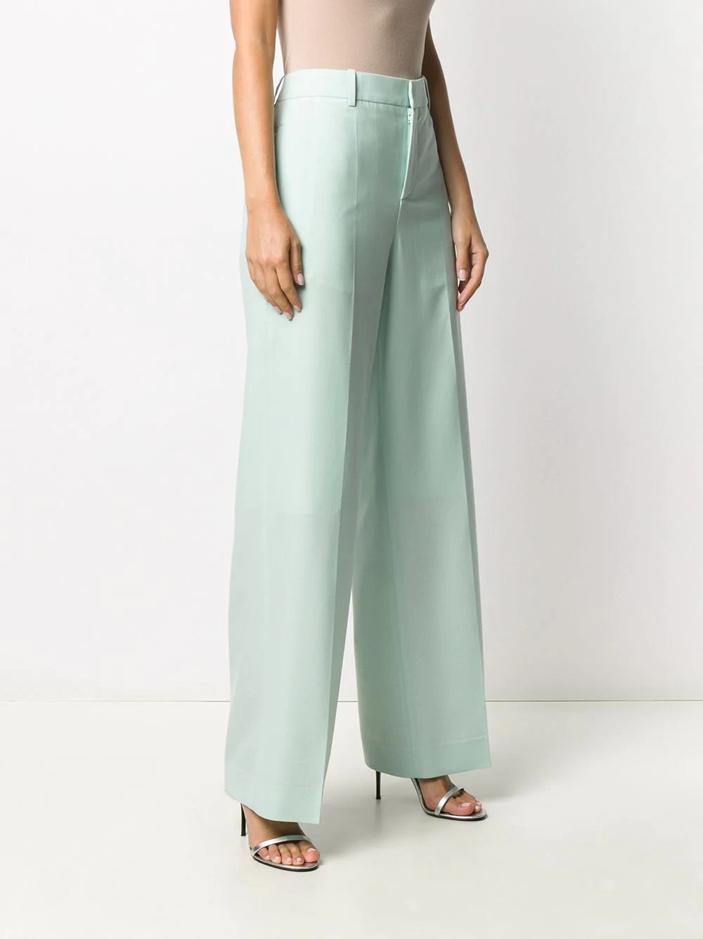 tailored wide-leg trousers - 3