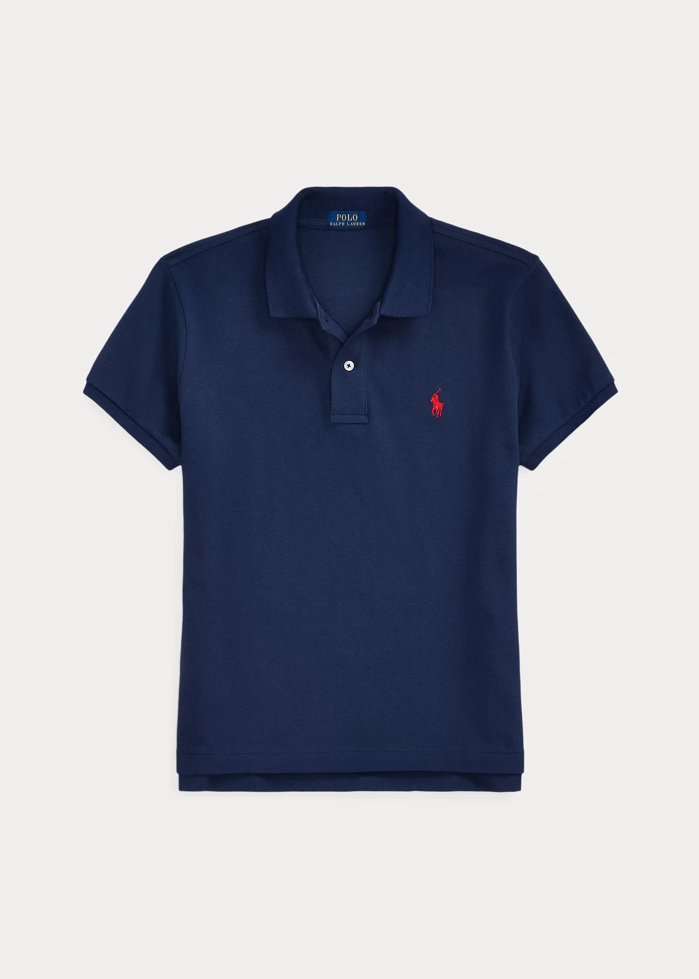 The Iconic Classic Fit Mesh Polo Shirt - 1