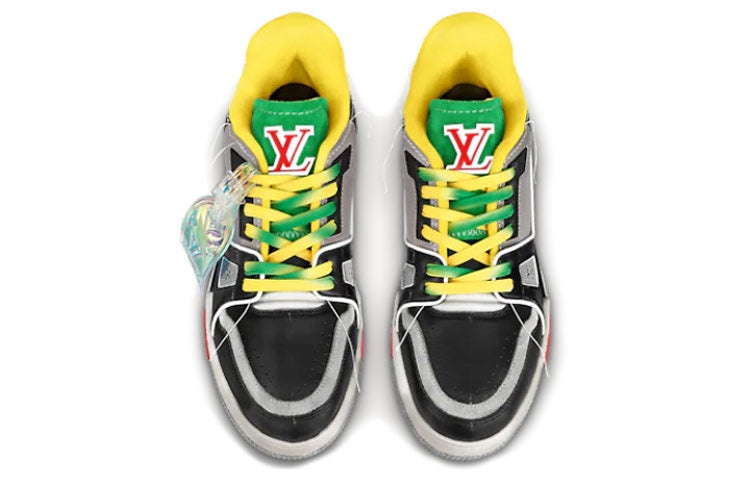 LOUIS VUITTON LV Trainers 'Yellow Multi-color' 1A8QA5 - 3