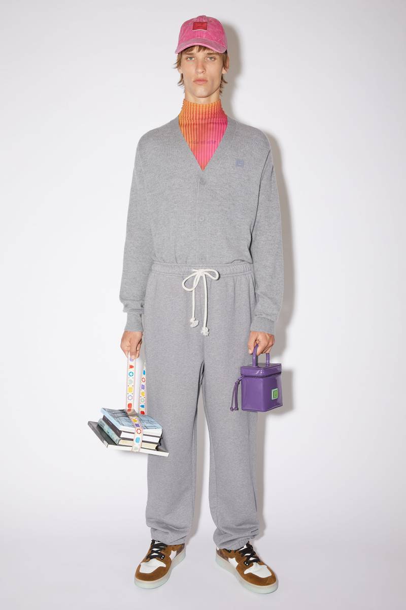 Acne Studios Fleece sweatpants - Light Grey Melange outlook