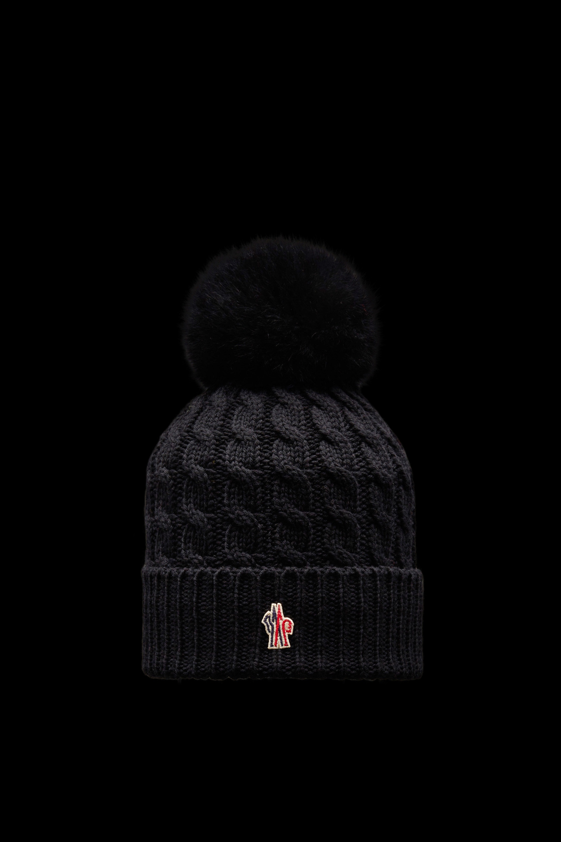 Wool Beanie with Pom Pom - 1