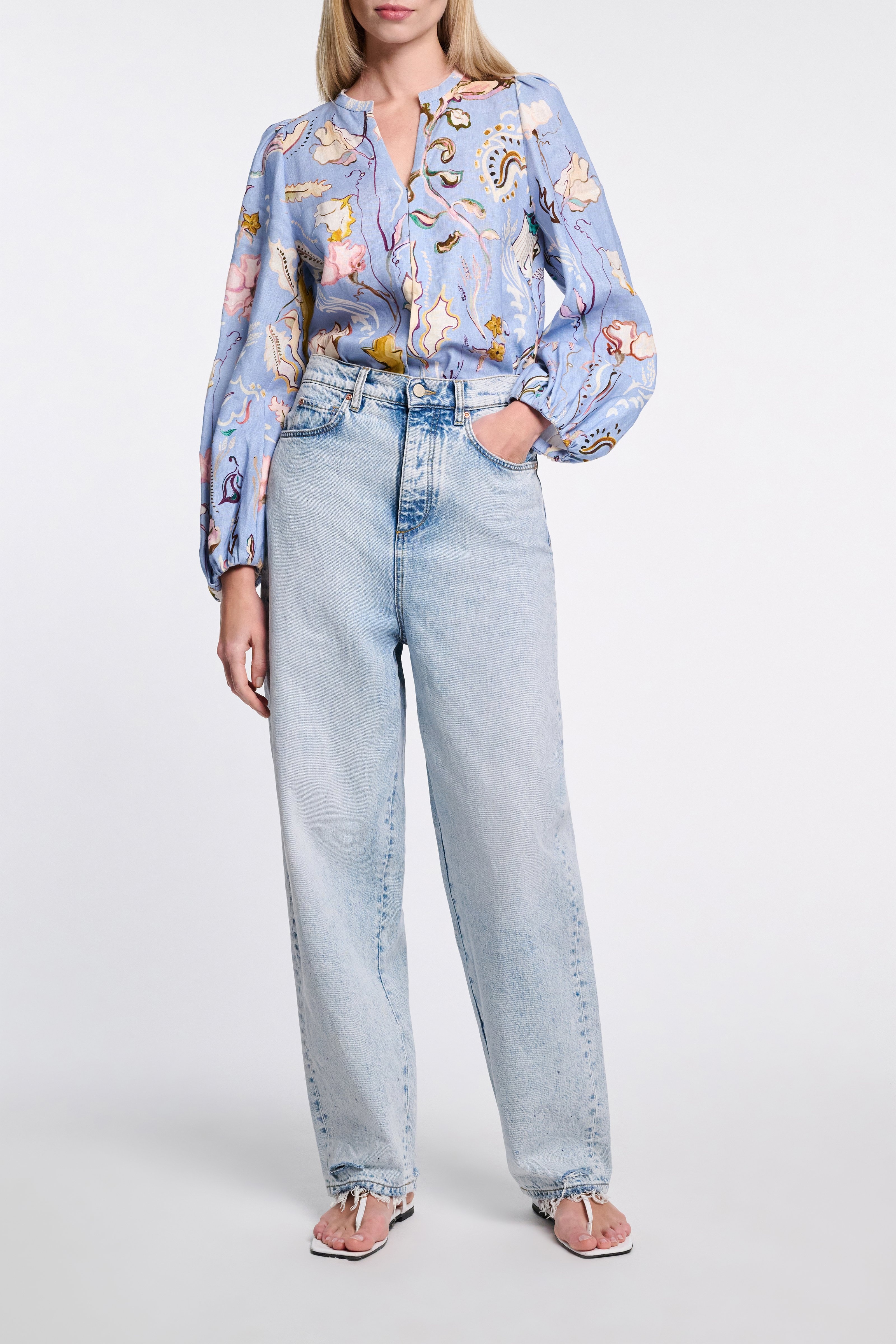 FLORAL POWER blouse - 3