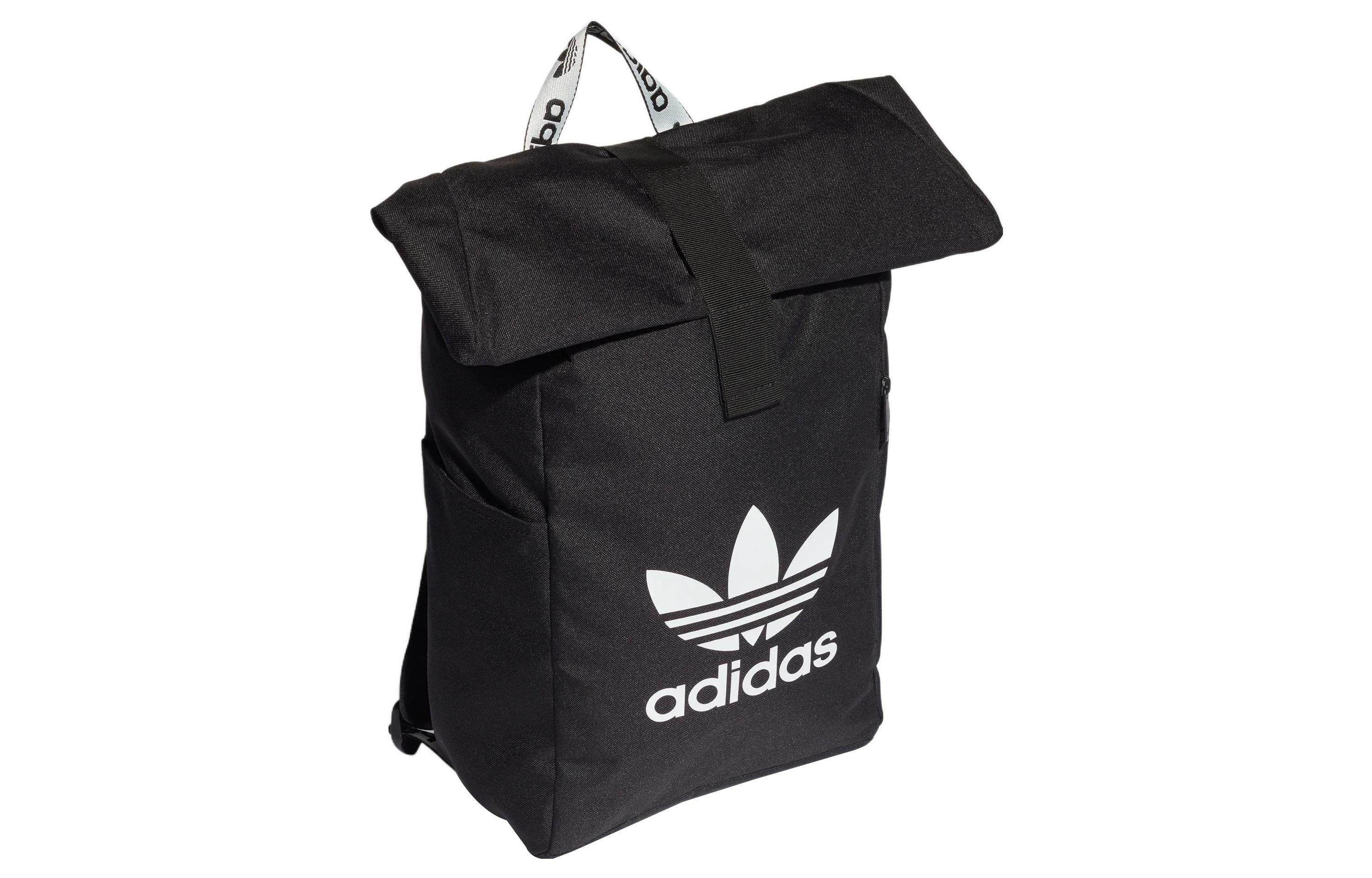 adidas Adicolor Classic Roll-Top Backpack 'Black' HK2629 - 3