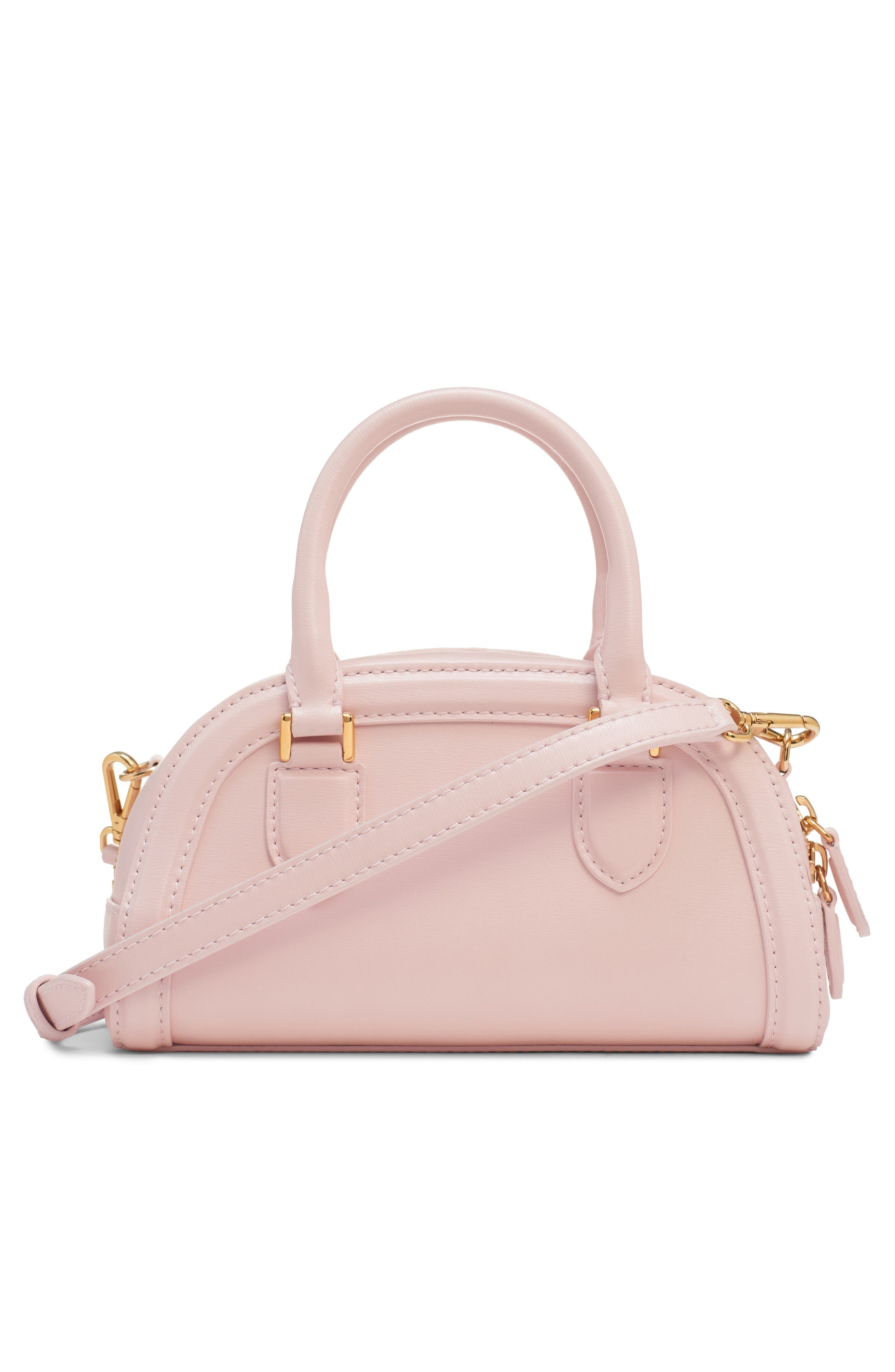 McQueen Mini Birdee Boston Handbag in Rose/Gold at Nordstrom - 4