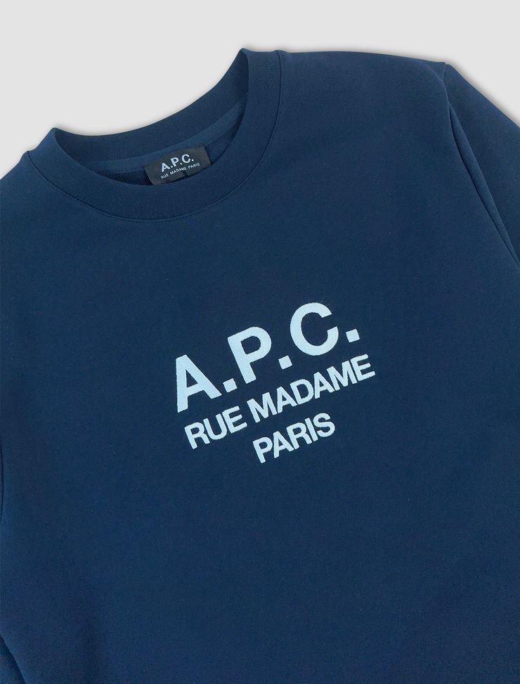A.P.C｜SWEATSHIRTS (Rufus Sweatshirt (COEZD H27500 IAJ)) Rufus sweatshirt | Organic Cotton | A.P.C. Ready-to-Wear