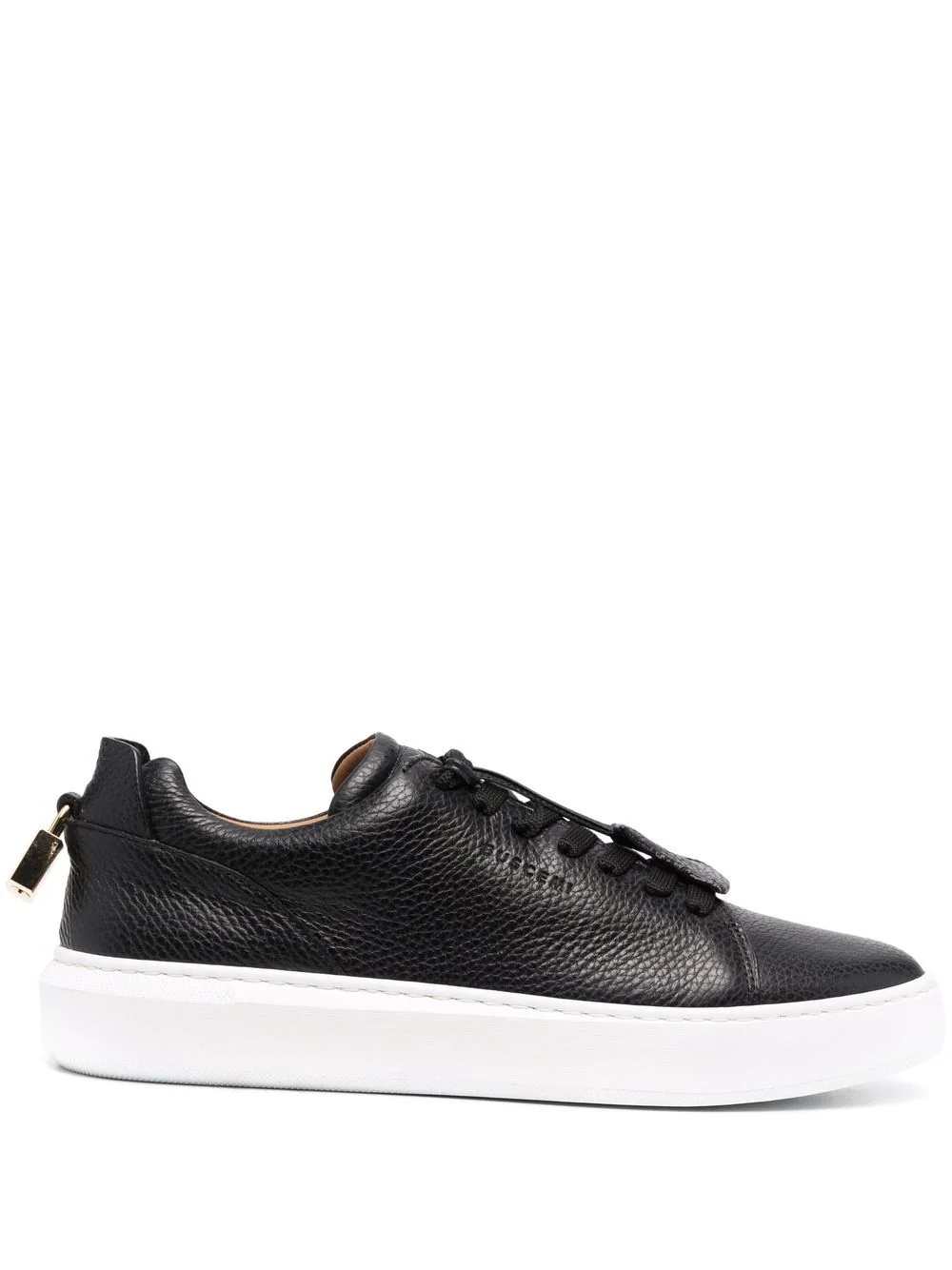 padlock-detail low top sneakers - 1