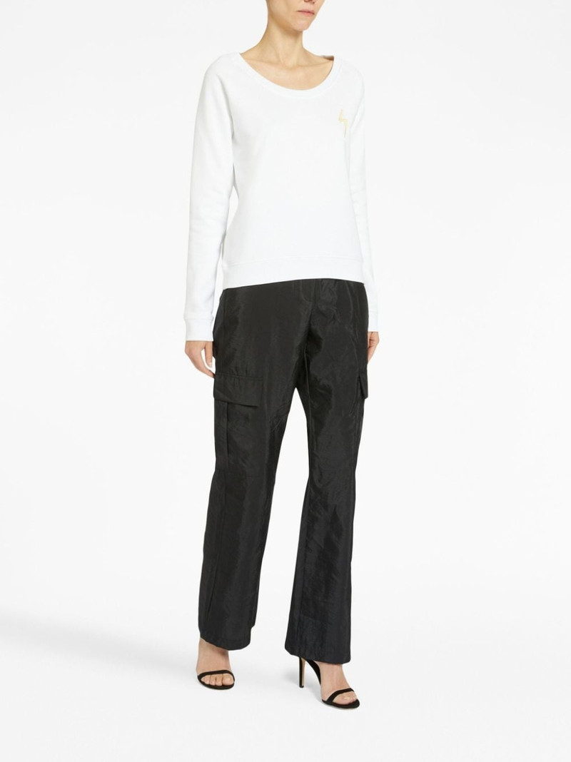 Giuseppe Zanotti Hanane bolt-embroidered sweatshirt outlook