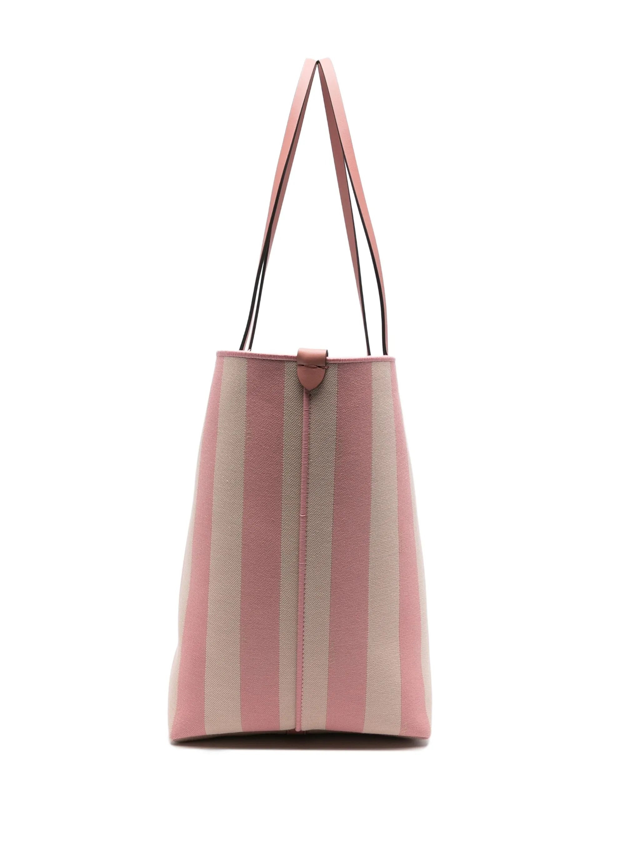Fendi Large Striped Tote Bag - 5