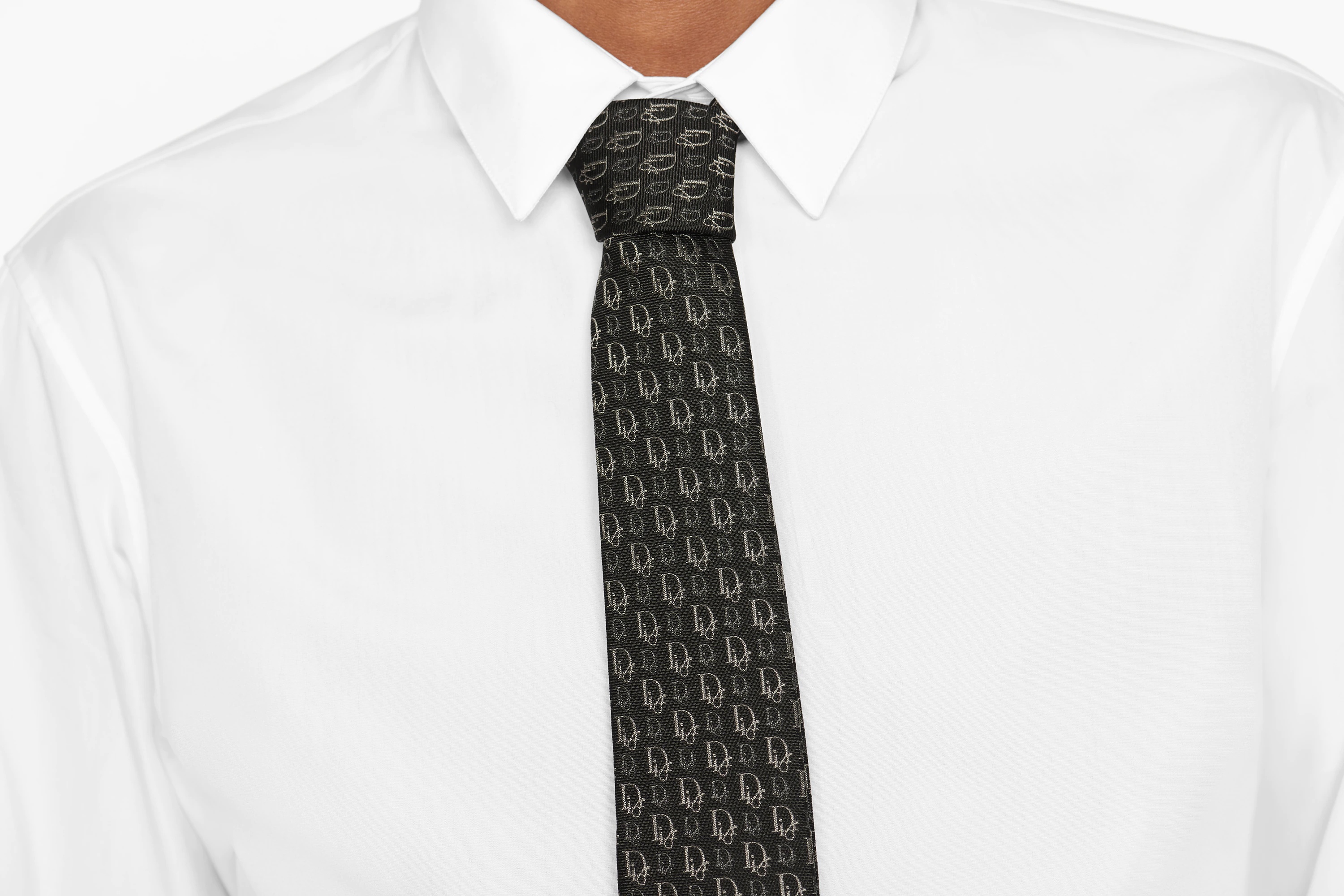 Micro Dior Oblique Tie - 4