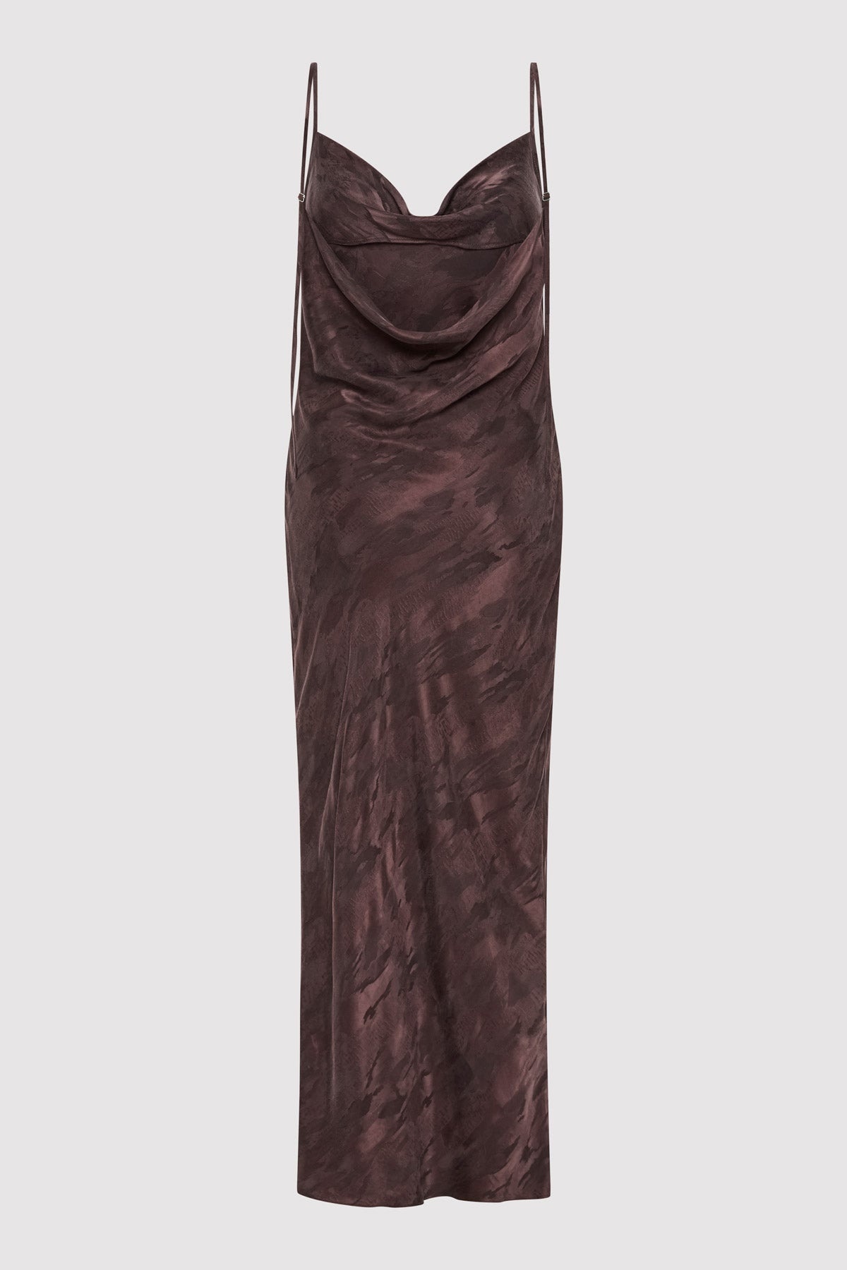 Bias Slip Dress - Chocolate Plum - 6