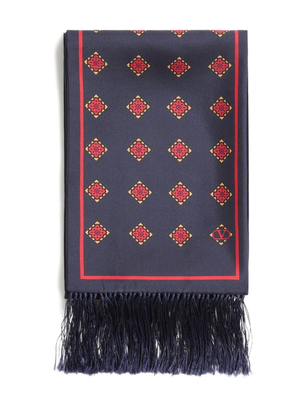 OPTICOOL SILK BANDEAU SCARF WITH FRINGE - 2