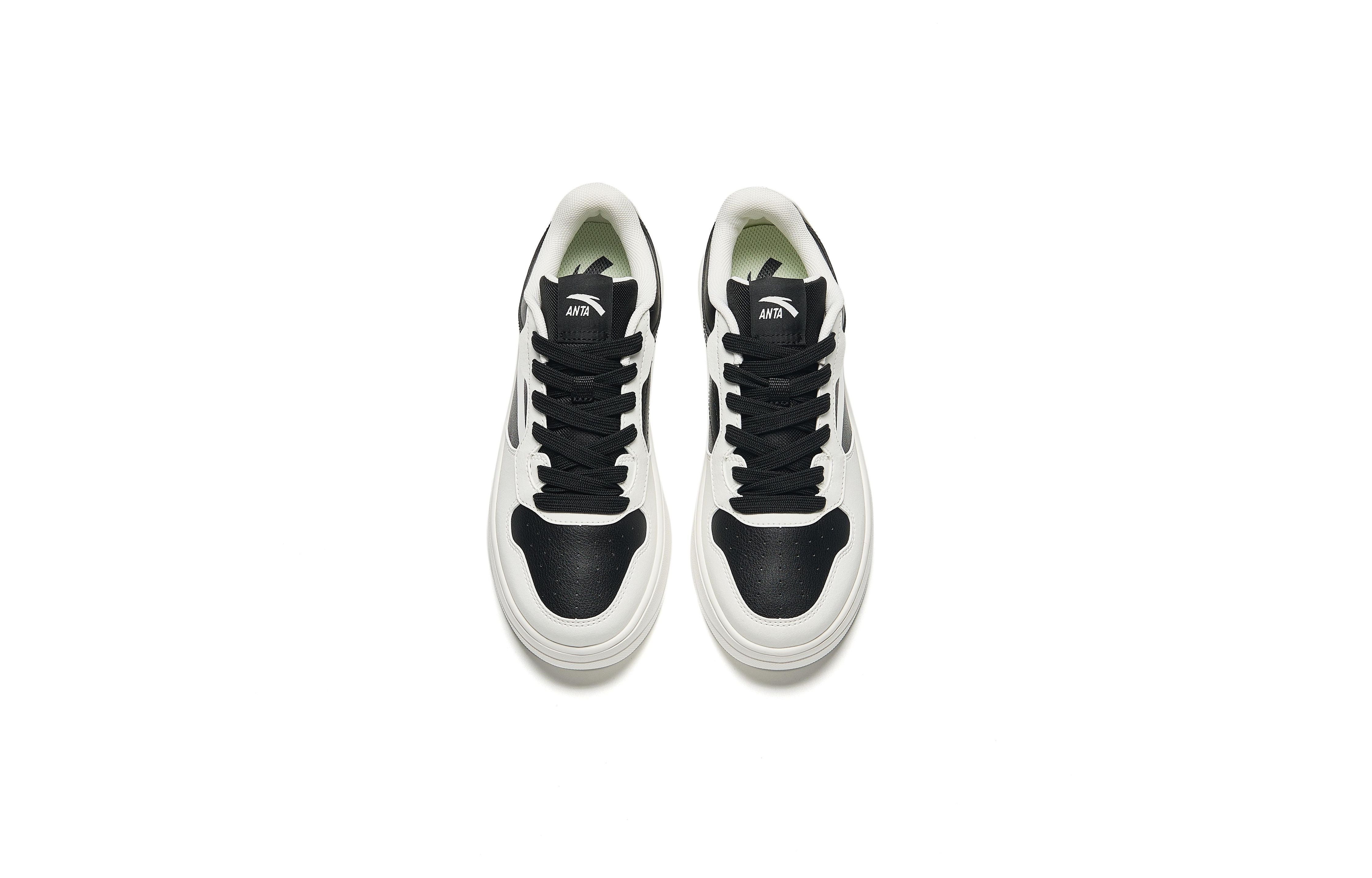 (WMNS) ANTA Skateboarding Series Sneakers 'White Black' 922418001Q-3 - 4