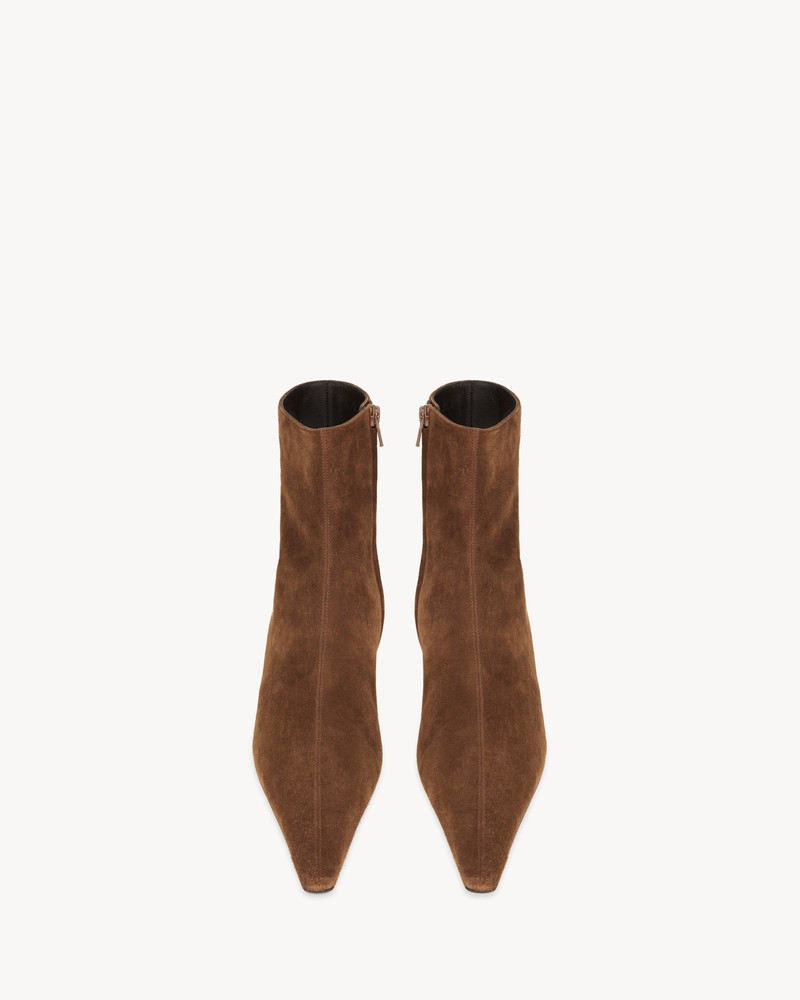 SAINT LAURENT JILL BOOTIES IN SUEDE outlook