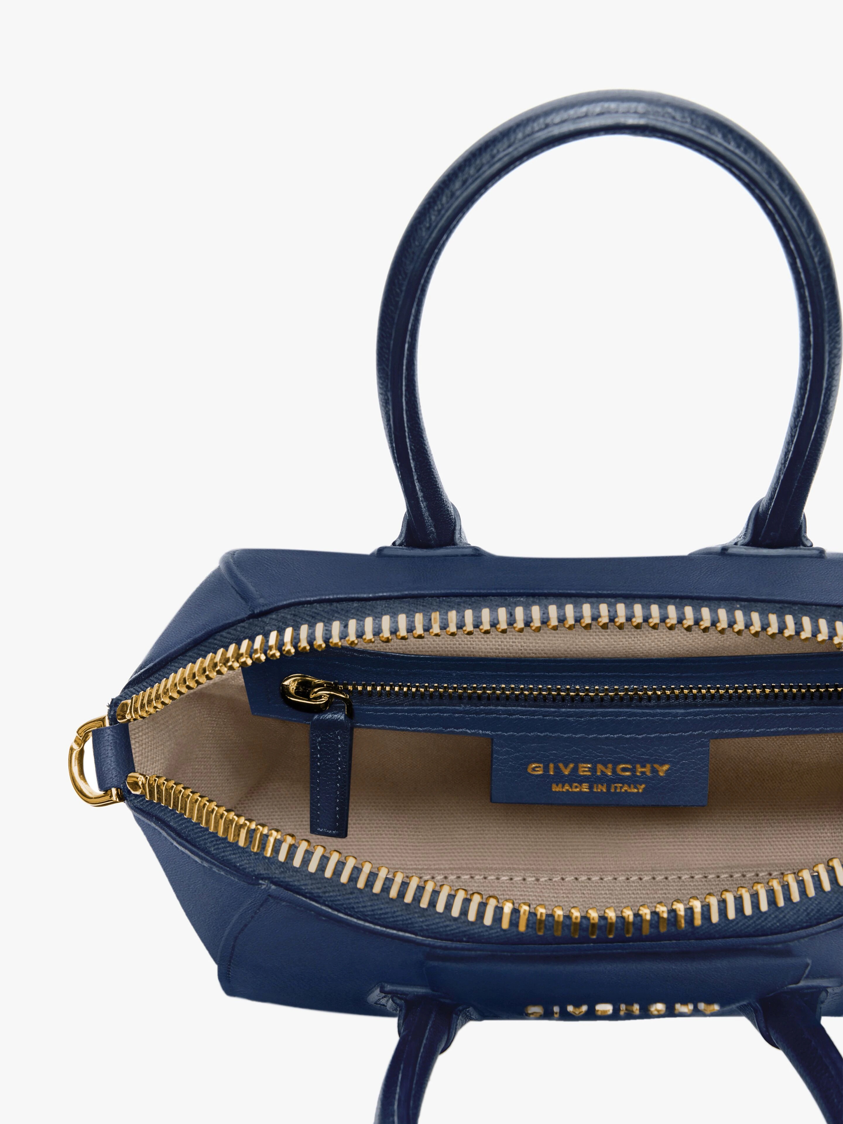 SMALL ANTIGONA BAG IN BOX LEATHER - 5