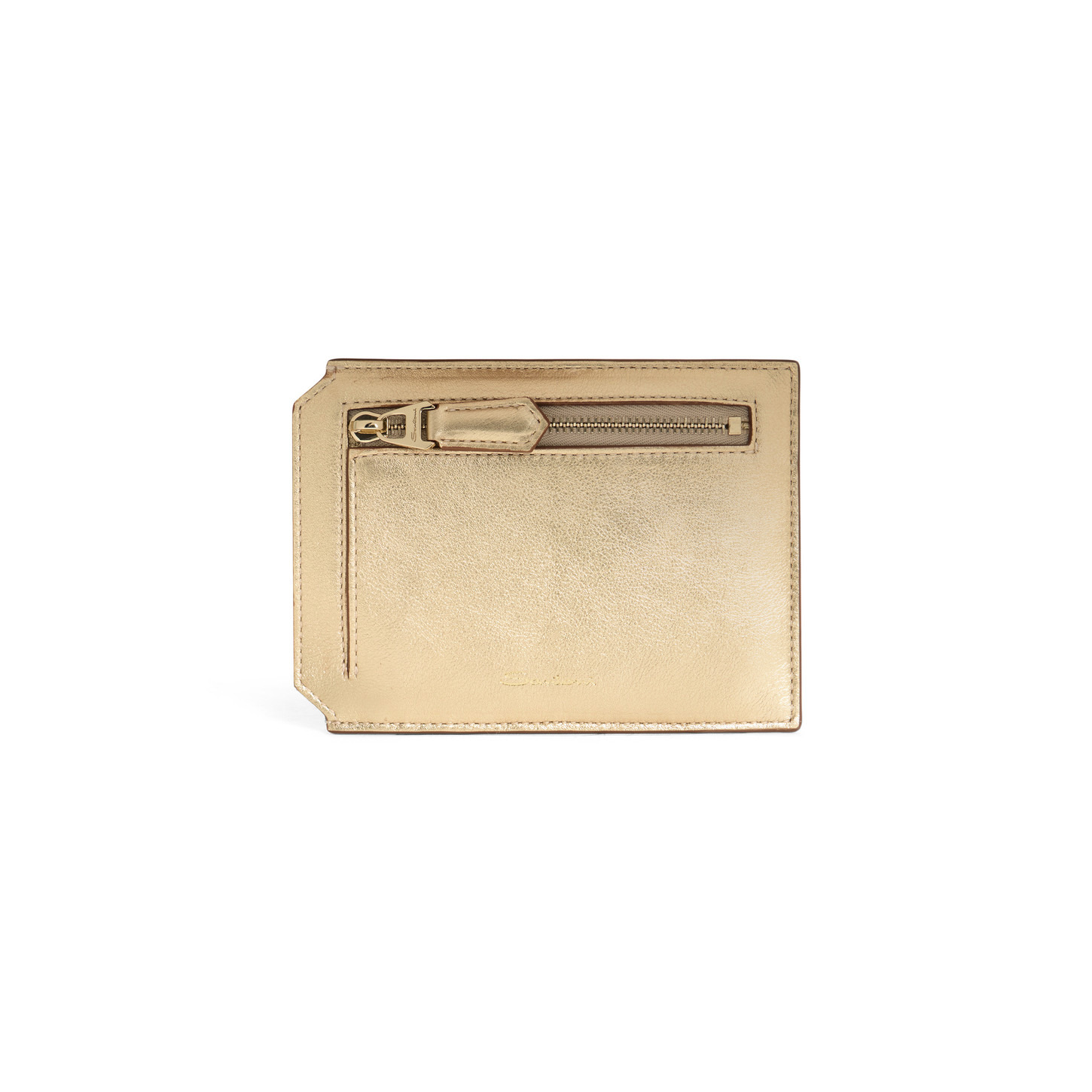 Gold laminated leather document holder - 3