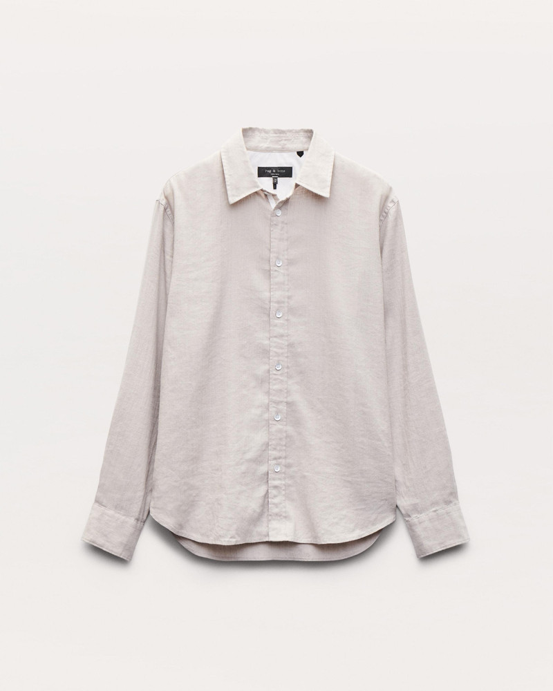 Finch Linen-Blend Shirt 1