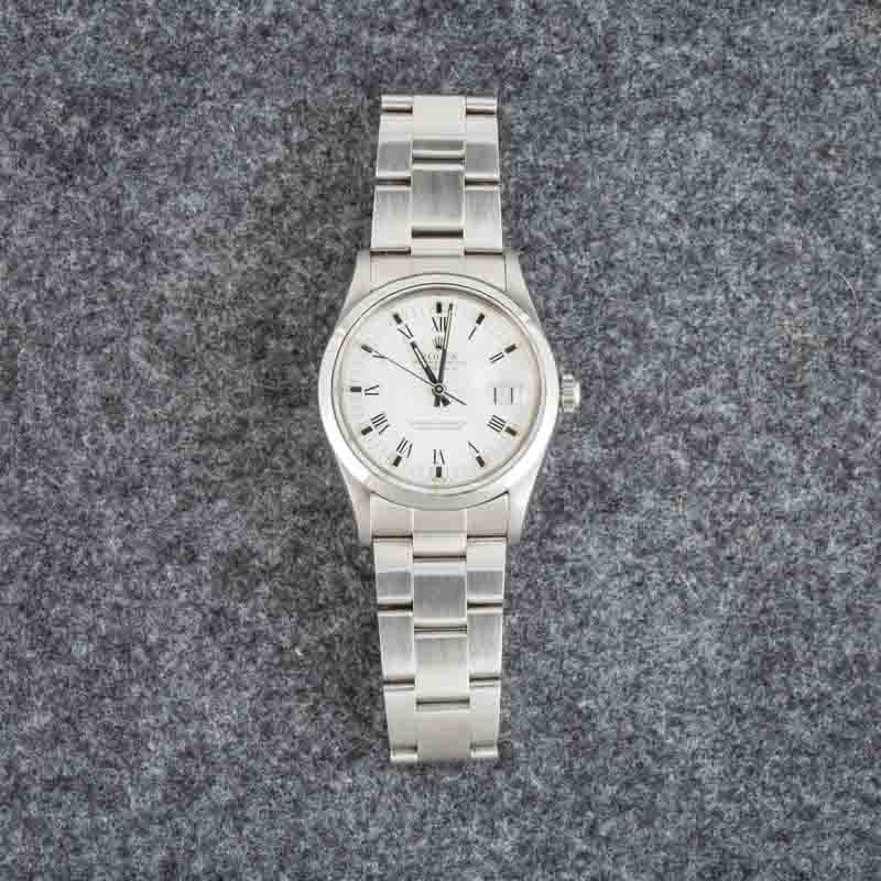 180460 Pre-owned Rolex Date 15000 White Dial - 5