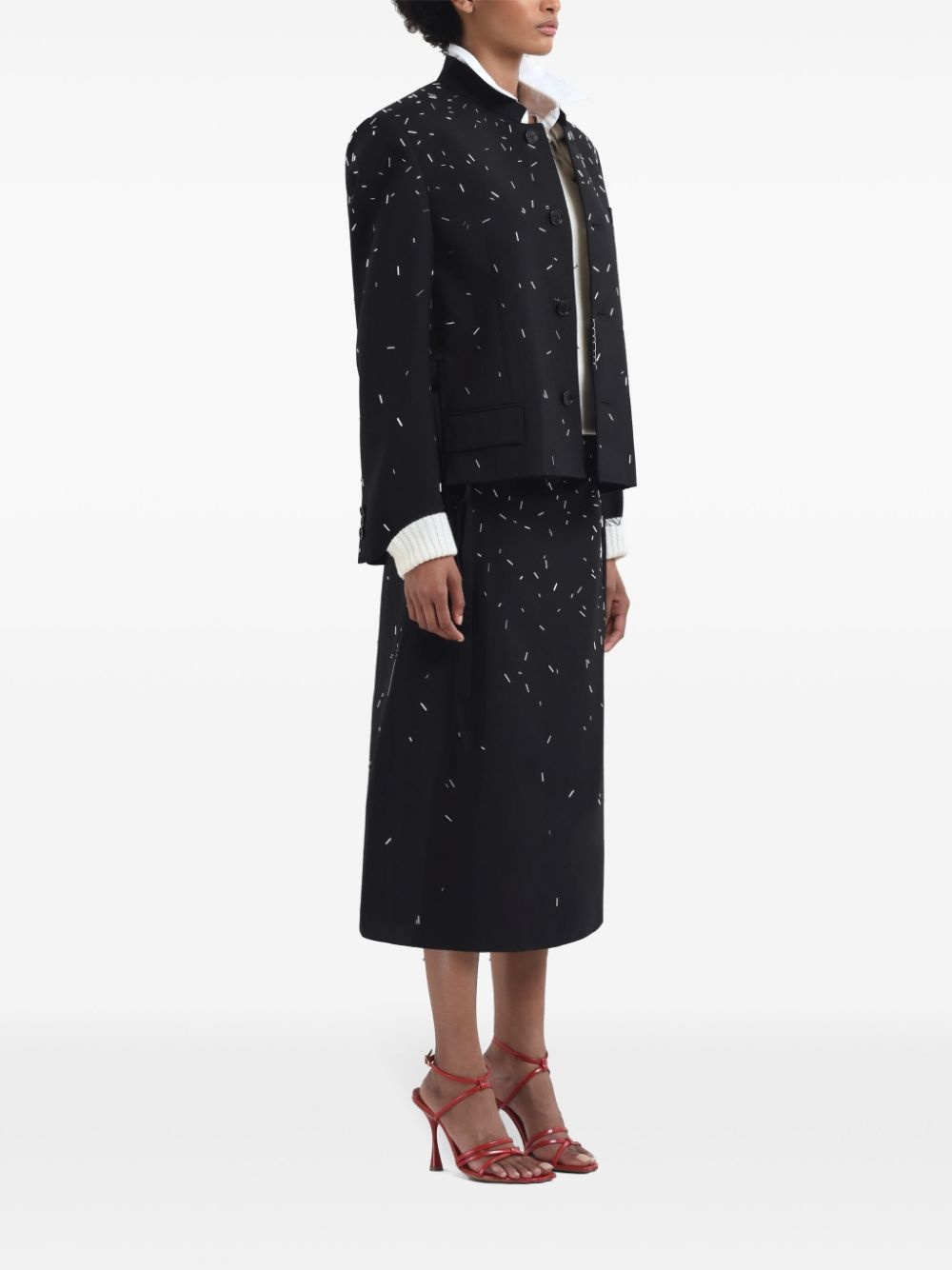 bead-embellished sweater - 2