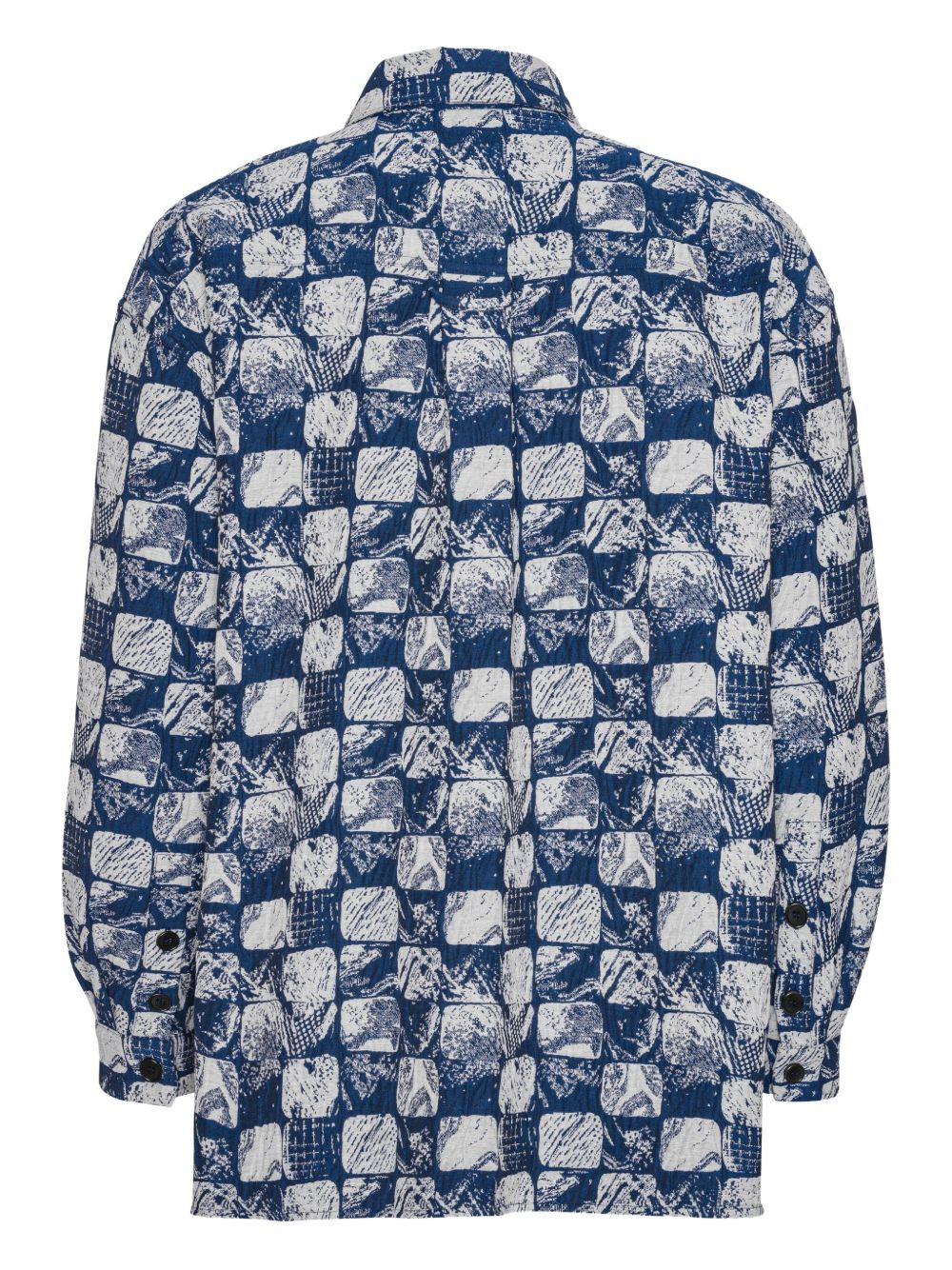 geometric-print long-sleeves shirt - 2