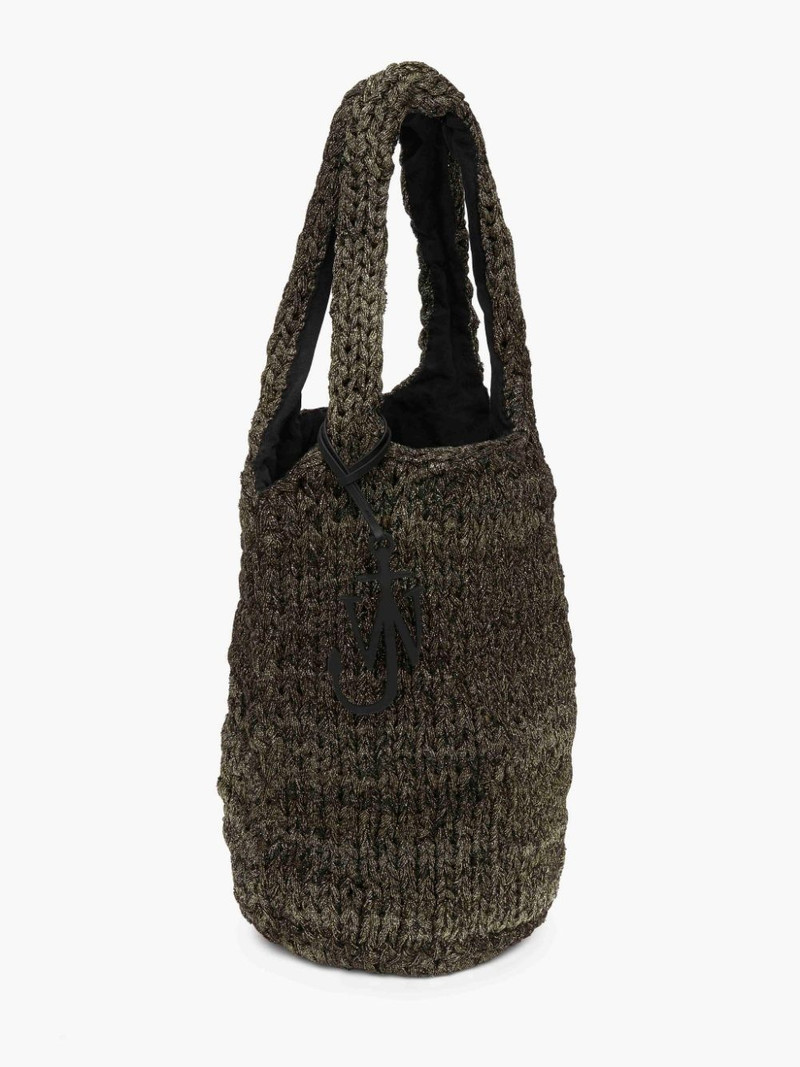 JW Anderson chunky-knit shoulder bag outlook