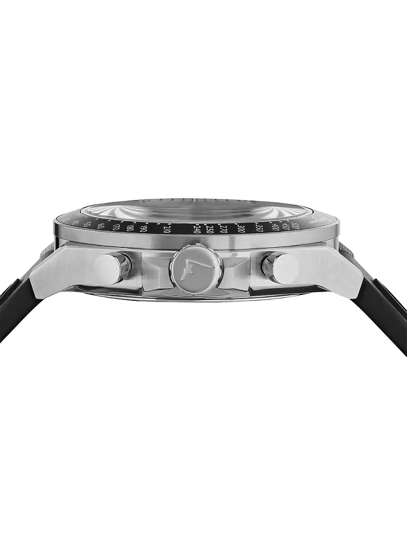 FERRAGAMO Urban Chrono Stainless Steel & Silicone Strap Watch/43MM - 3