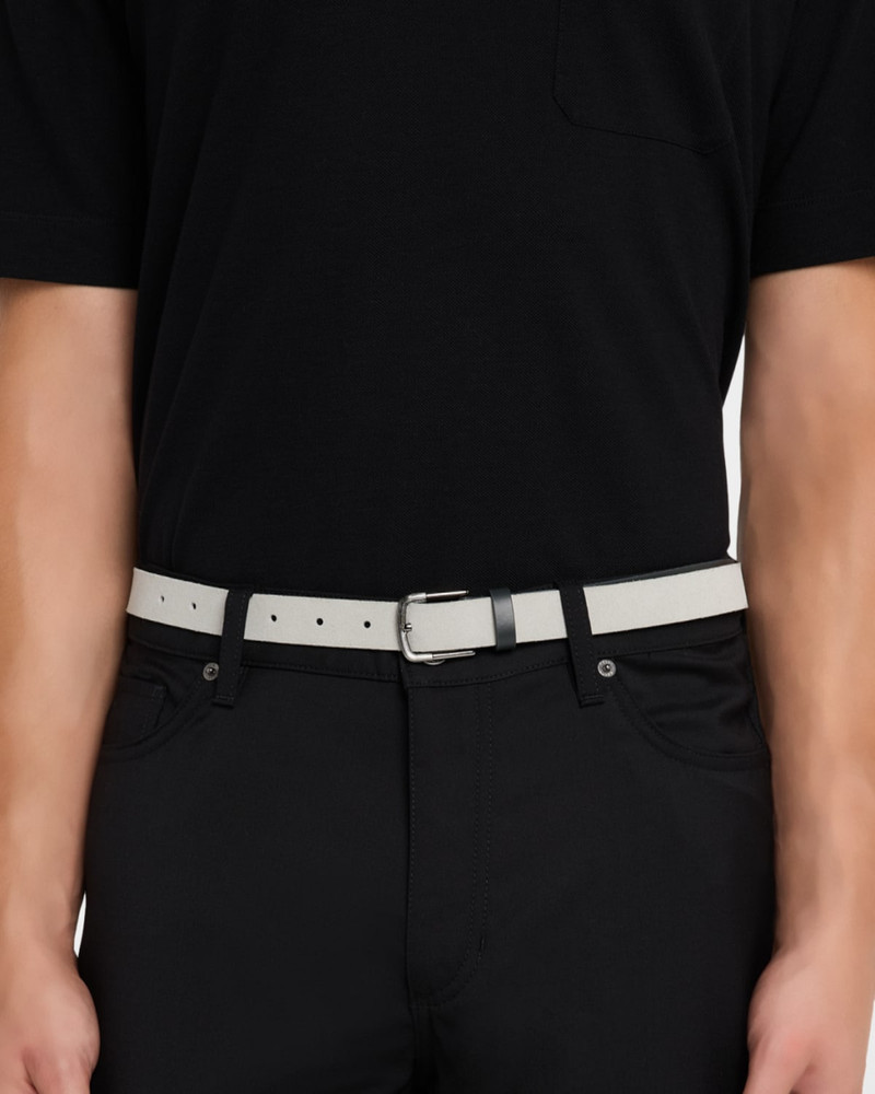 GIORGIO ARMANI Men's Suede and Leather Reversible Belt outlook