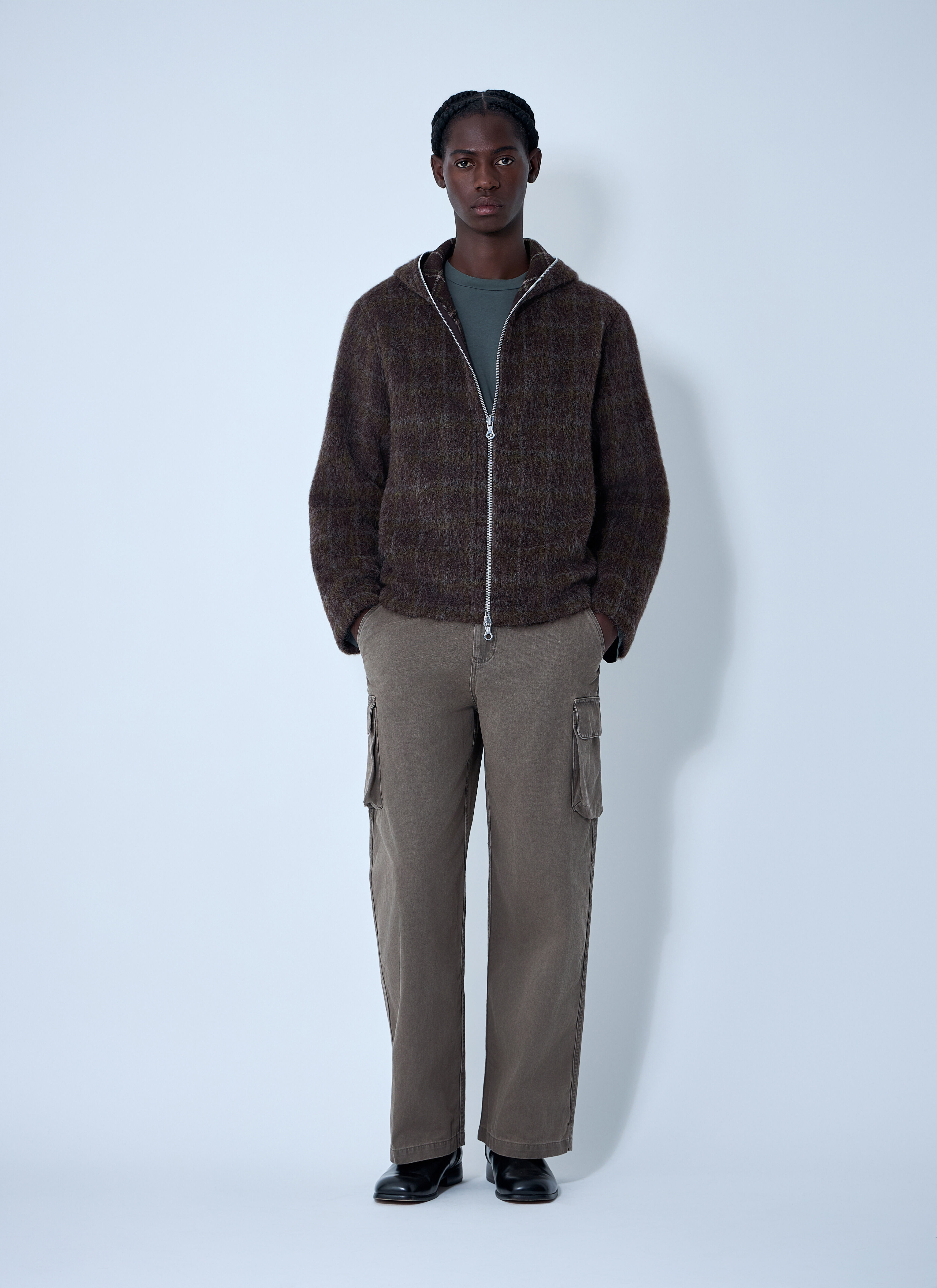 Full Zip-Up Hooded Jacket - 2