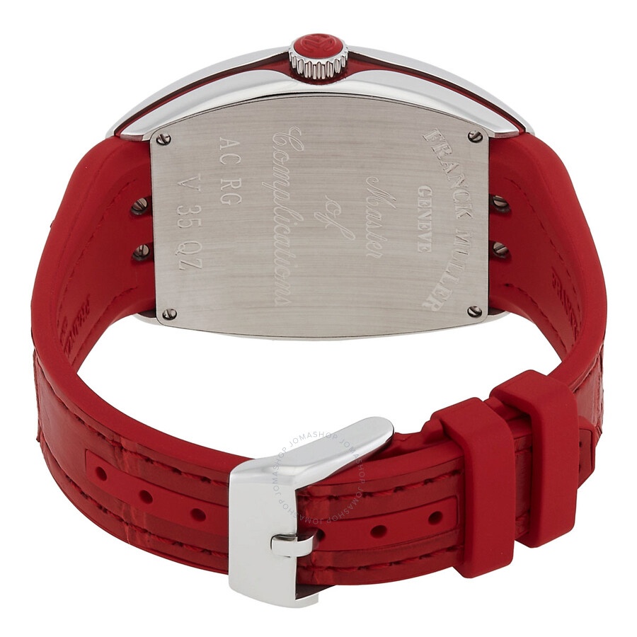 Franck Muller Vanguard Quartz Silver Dial Ladies Watch 35QZREDSILRED - 3