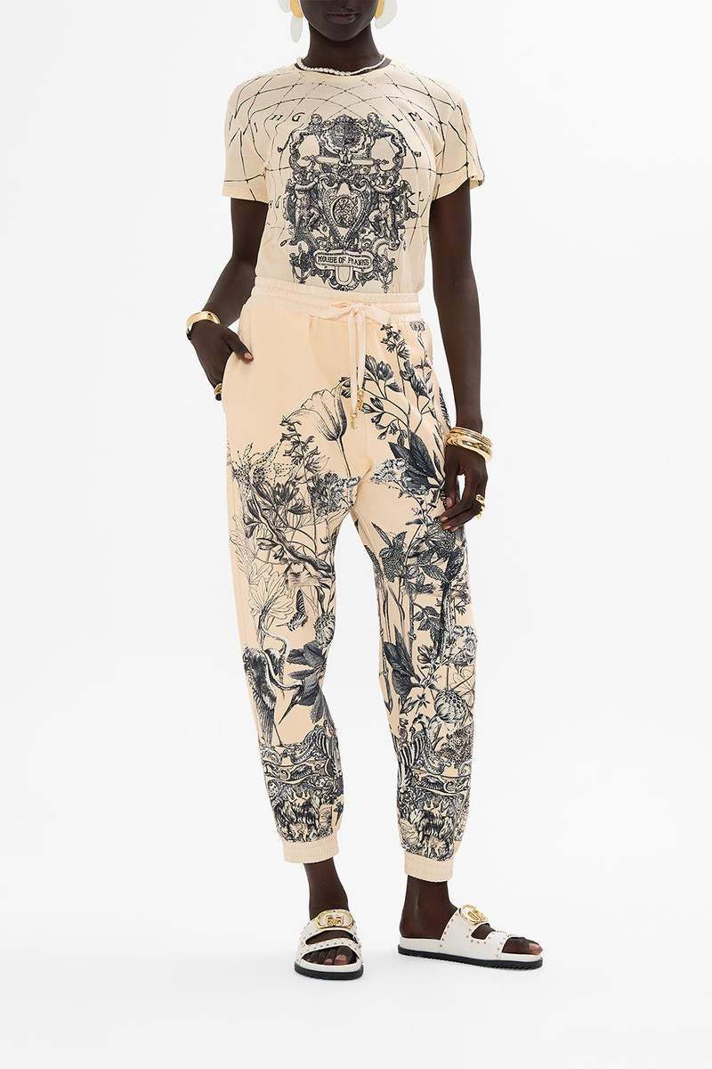 CAMILLA JERSEY TRACK PANT WITH SILK DETAILS outlook