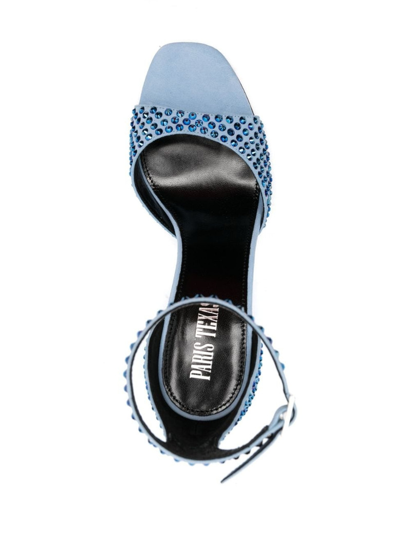 Holly Fiona 100mm rhinestone sandals 4