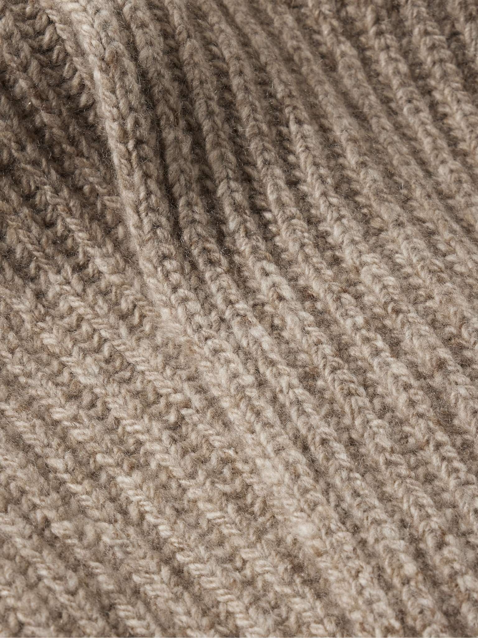 Rubens Ribbed Cashmere Scarf - 3