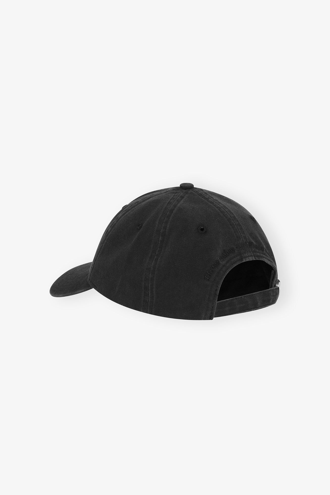 BLACK CANVAS CAP - 2