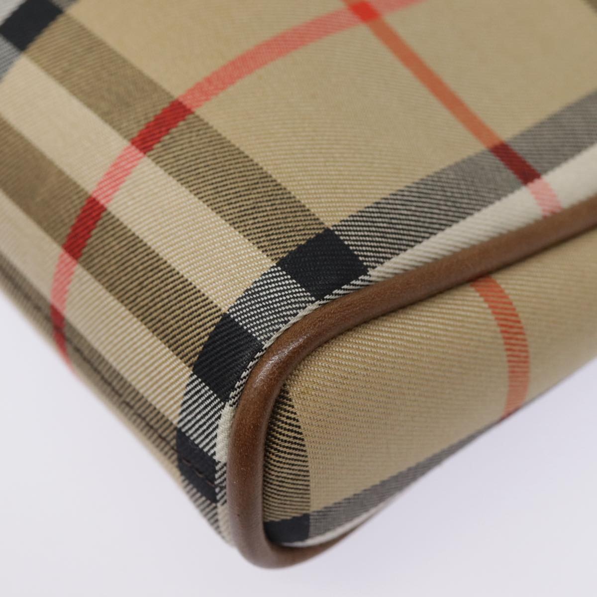Burberry Nova Check Hand Bag Canvas Beige - 14