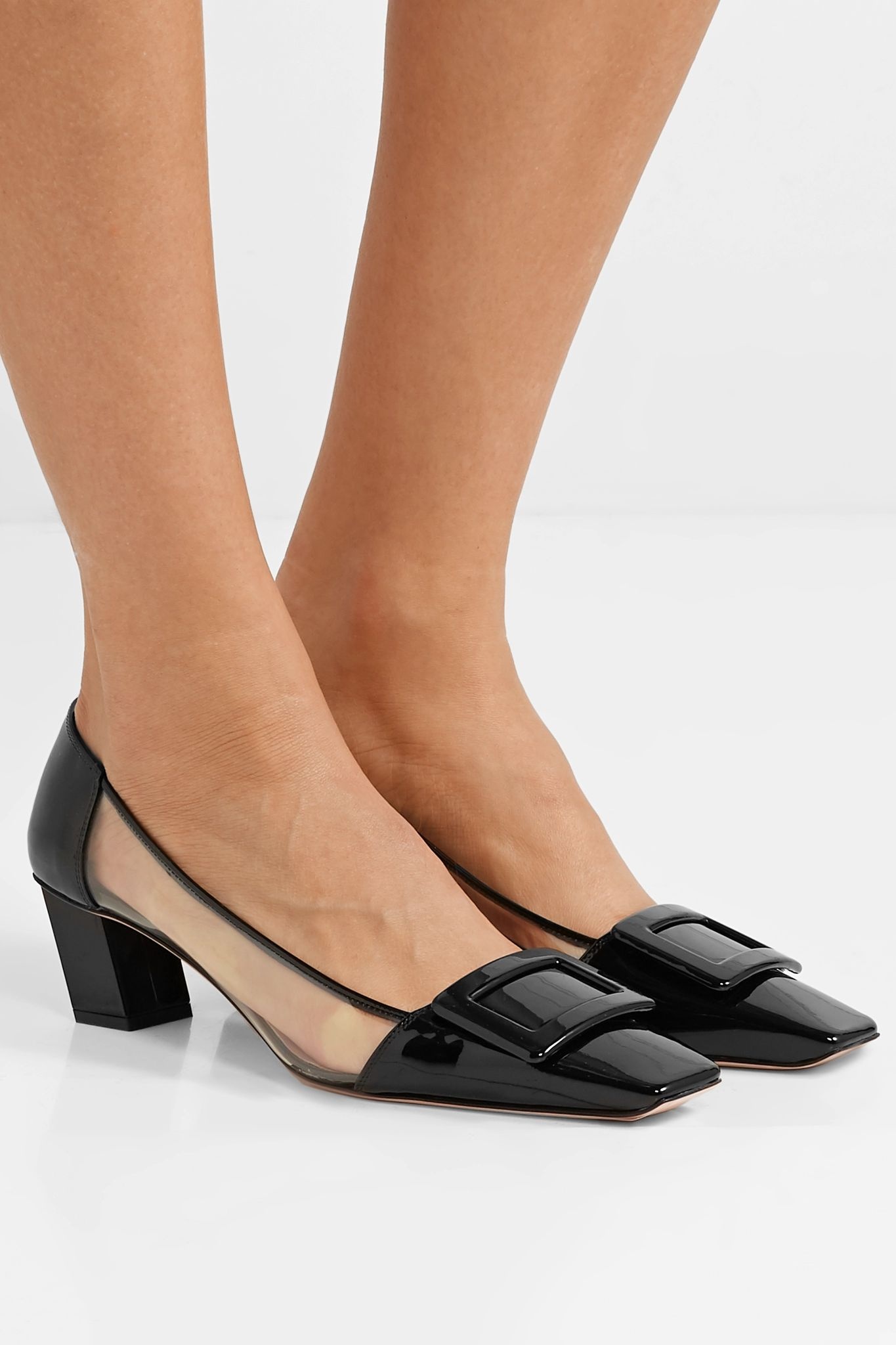 Belle Vivier patent-leather and PVC pumps - 2