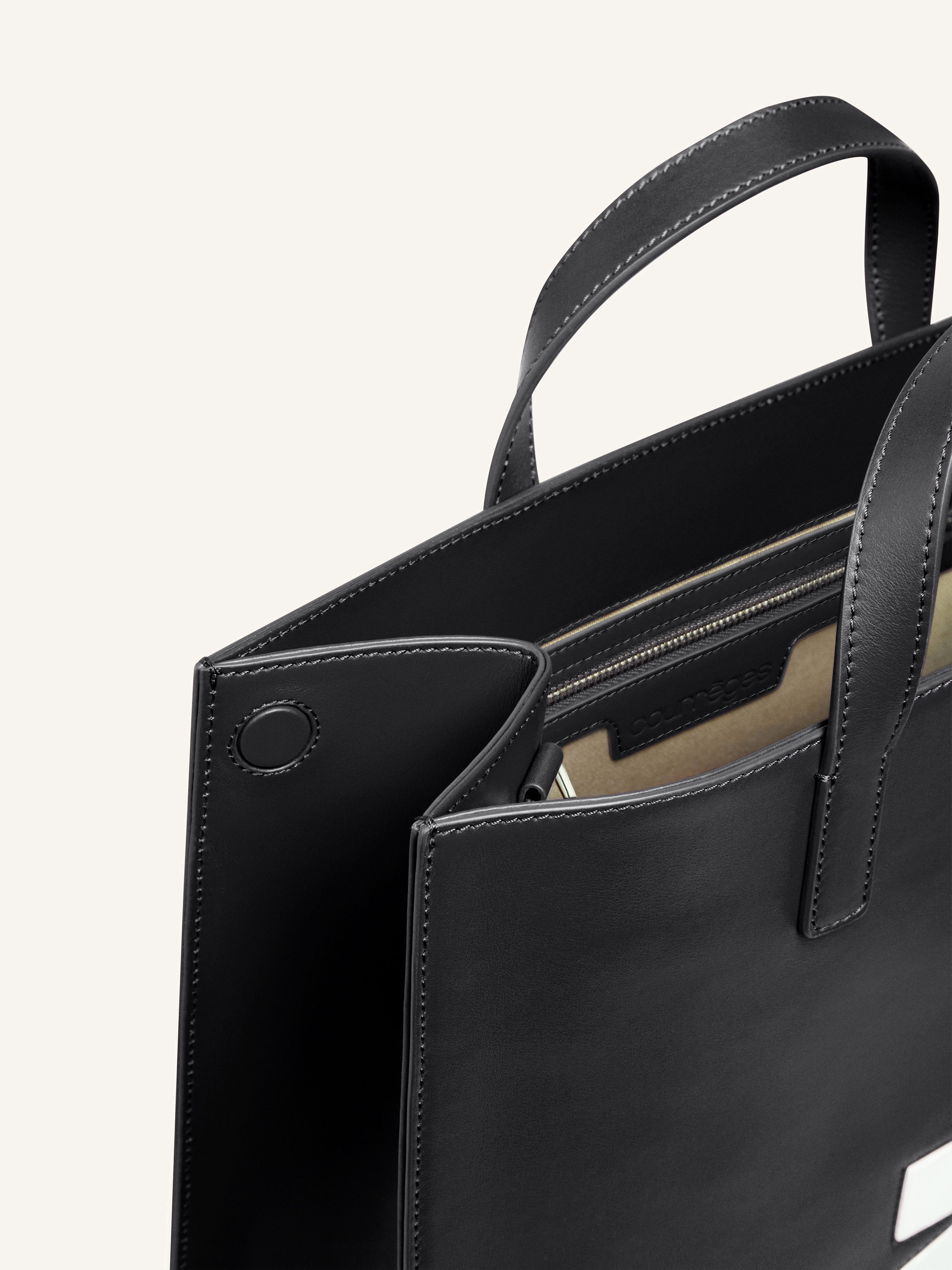 REEDITION LEATHER TOTE BAG - 4