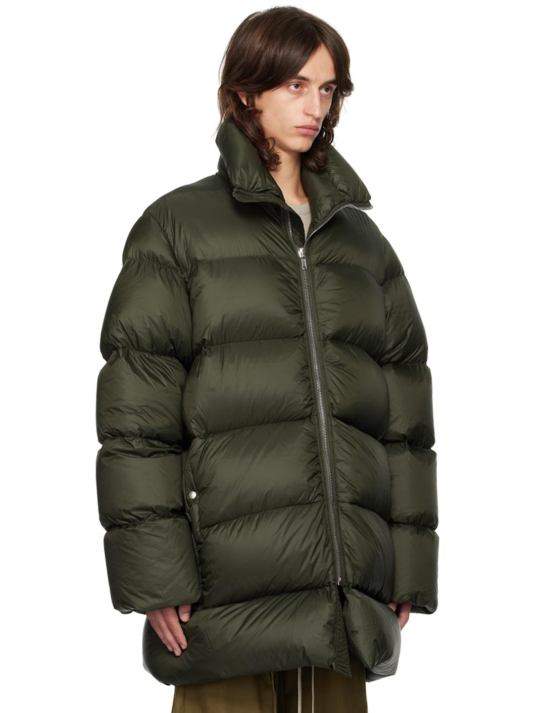 Green Porterville Turtle Down Coat - 2