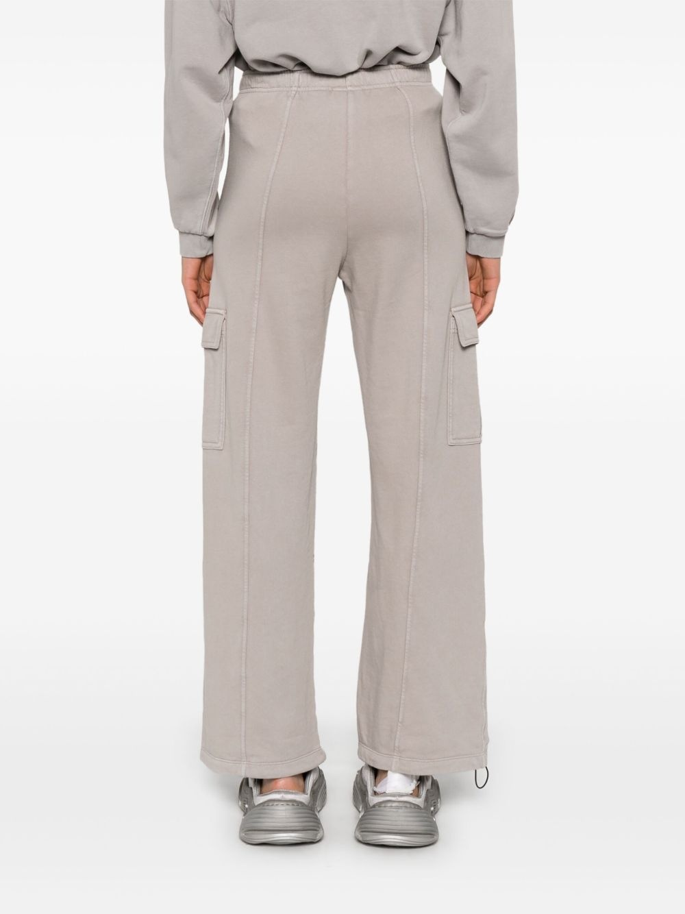 logo-appliqué cargo trousers - 4