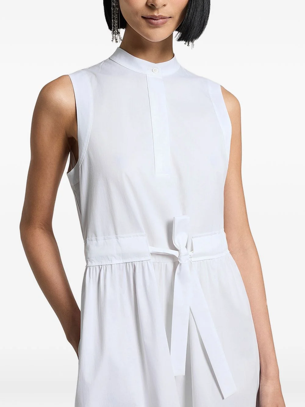 tie-waist midi dress - 1