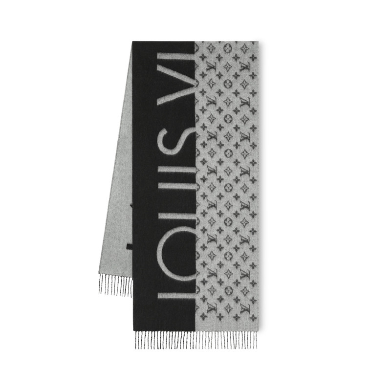 Monogram Split Scarf 1