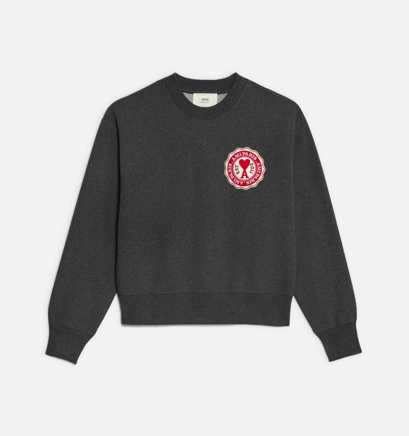 AMI Paris Ami De Coeur Patch Sweatshirt outlook