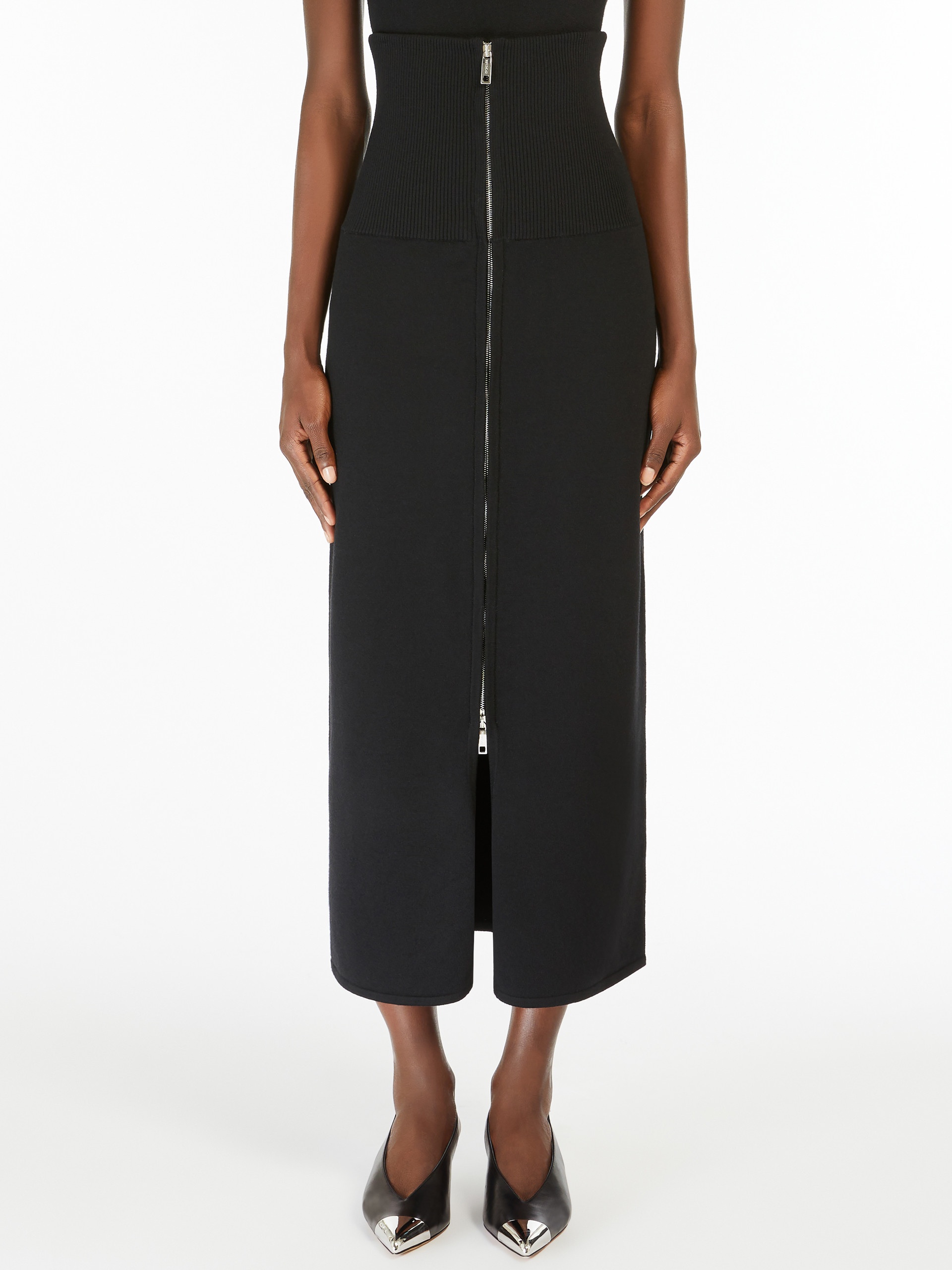 LACCA High-waisted knit skirt - 3
