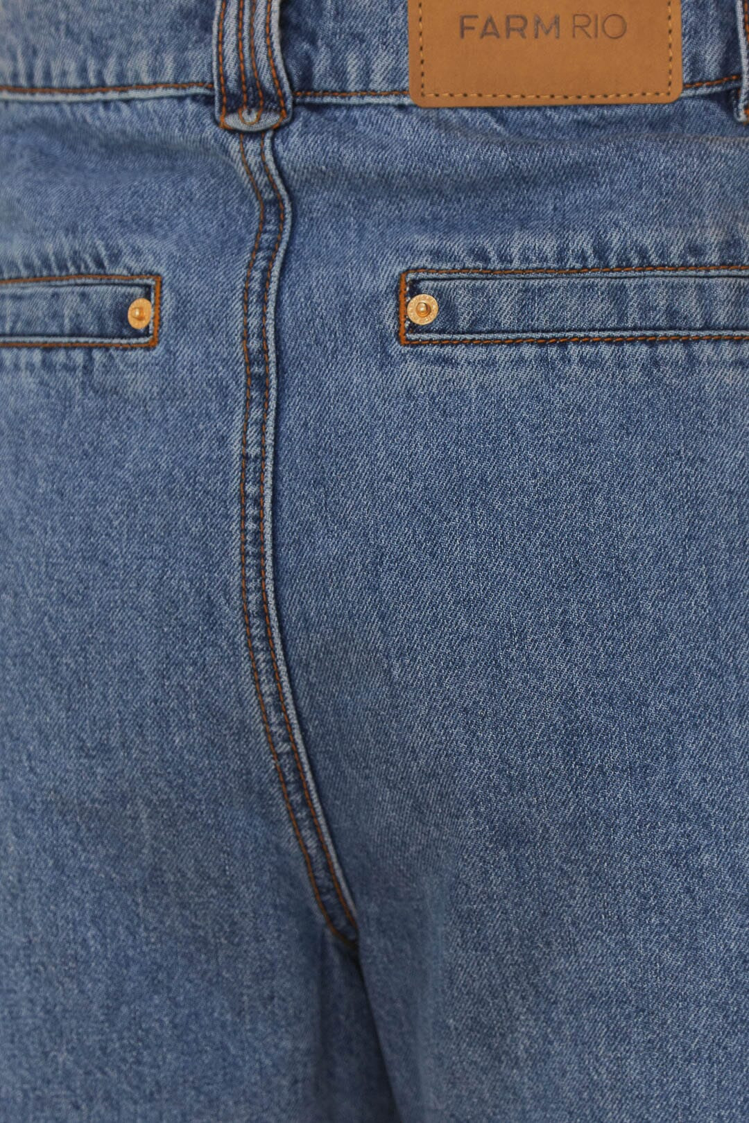 Denim Pleated Shorts - 5