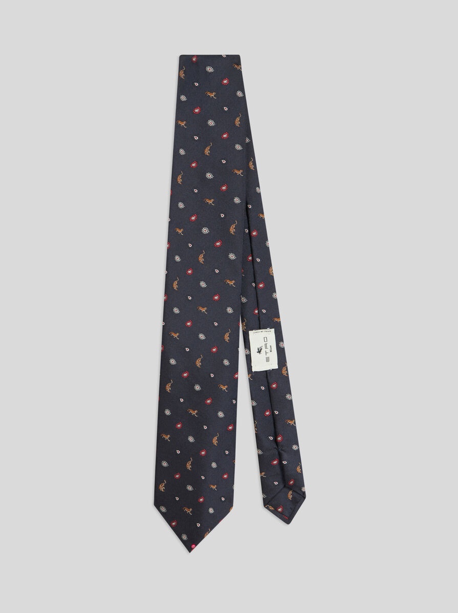 SILK JACQUARD TIE - 1