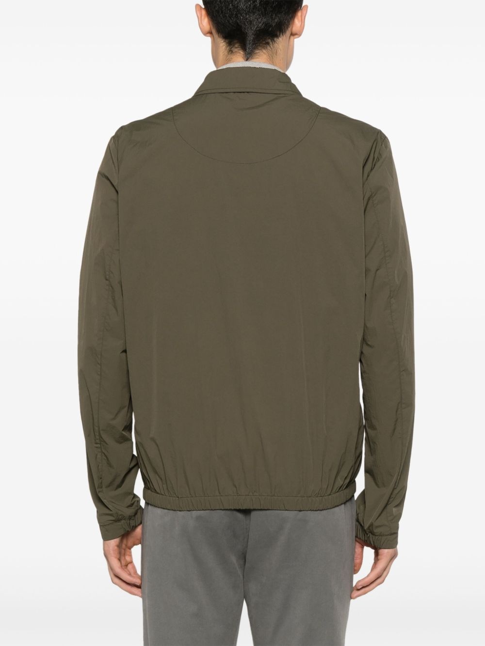 classic-collar shirt jacket - 4