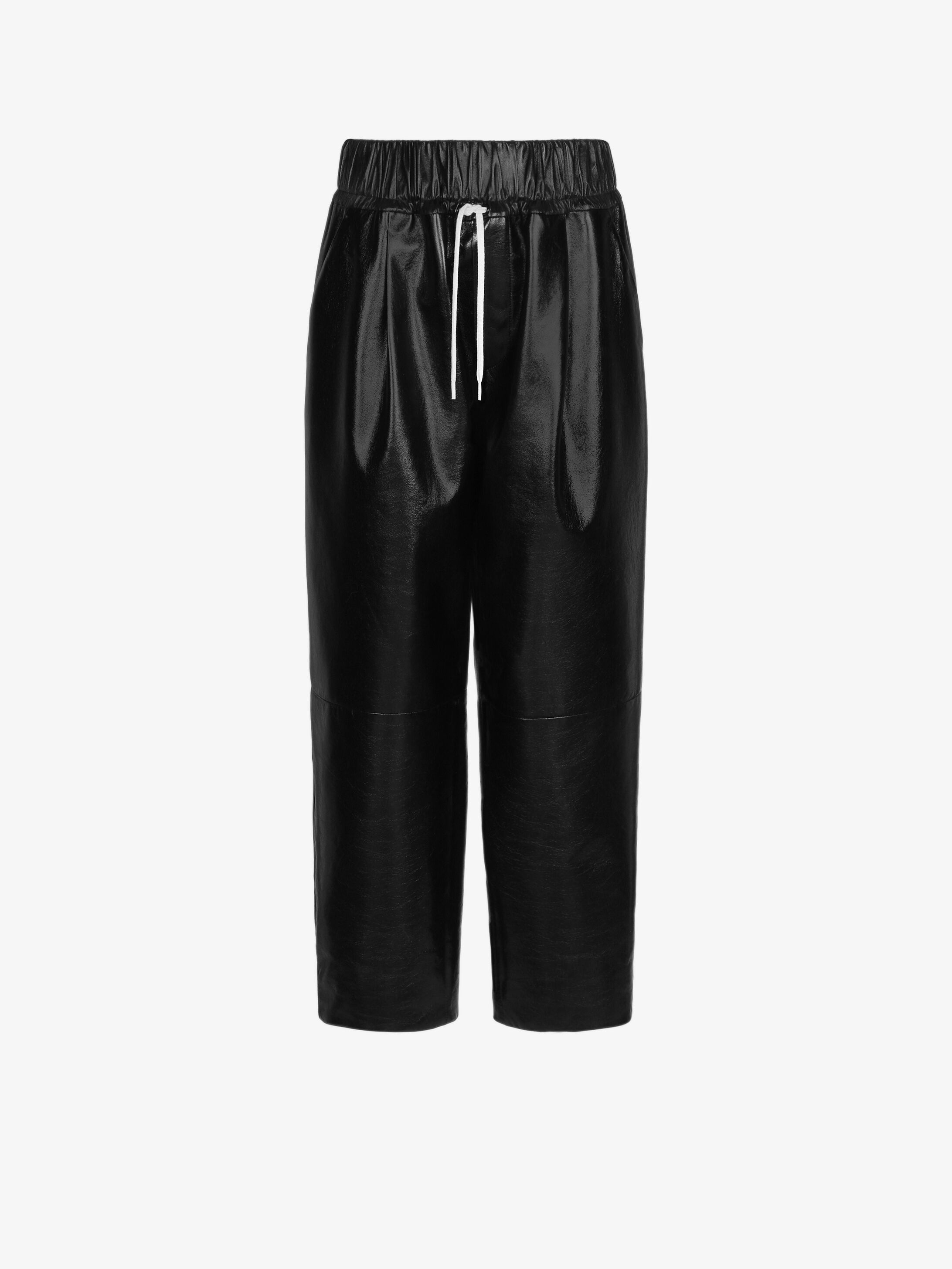 Loose trousers in smooth leather - 1