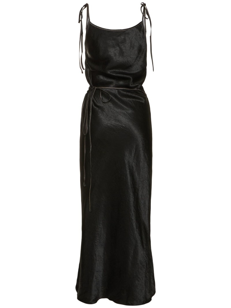 Dayla satin midi dress - 5