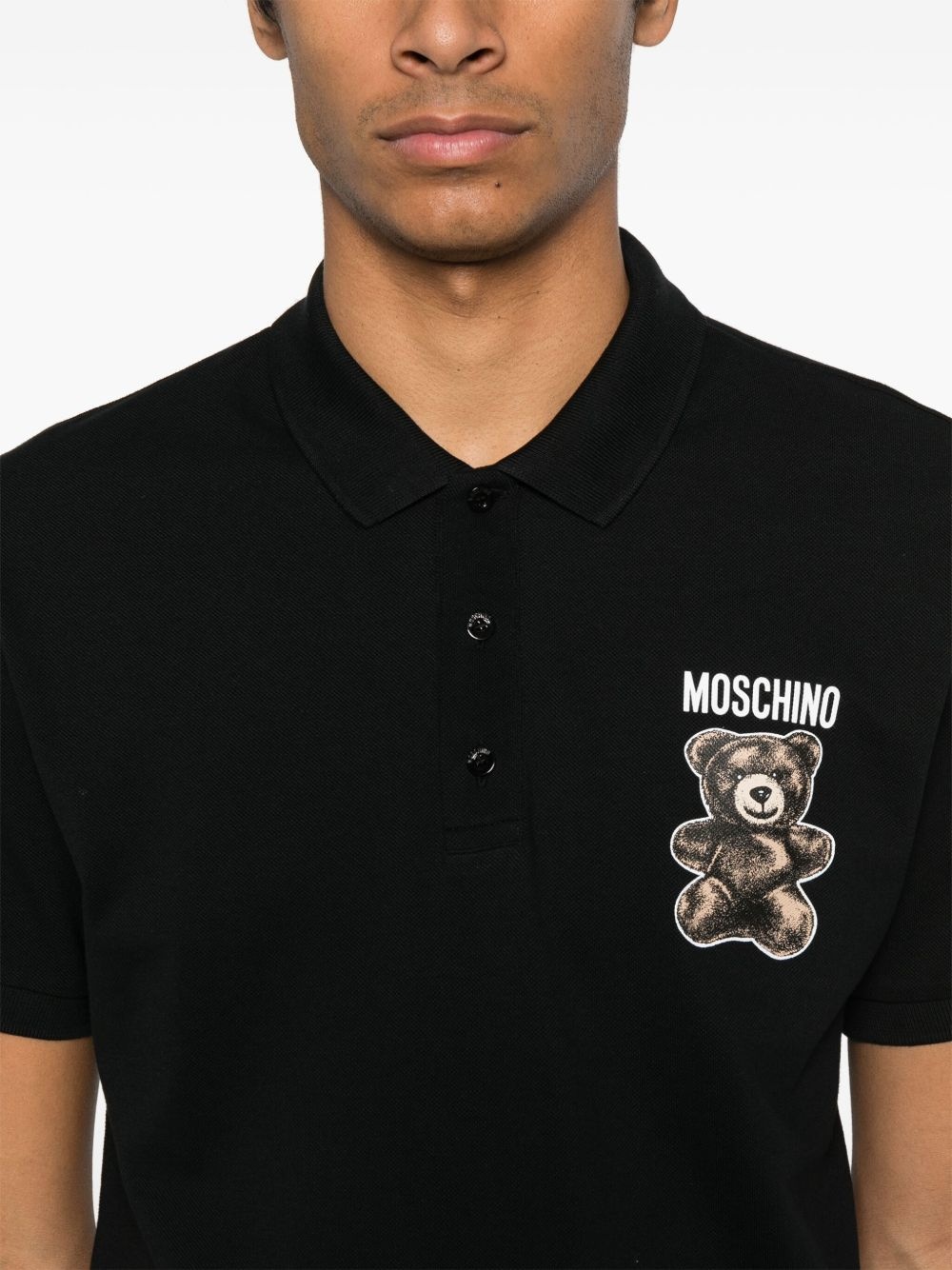 Teddy Bear-print polo shirt - 4