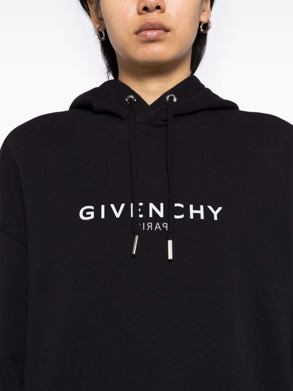logo-printed hoodie - 5