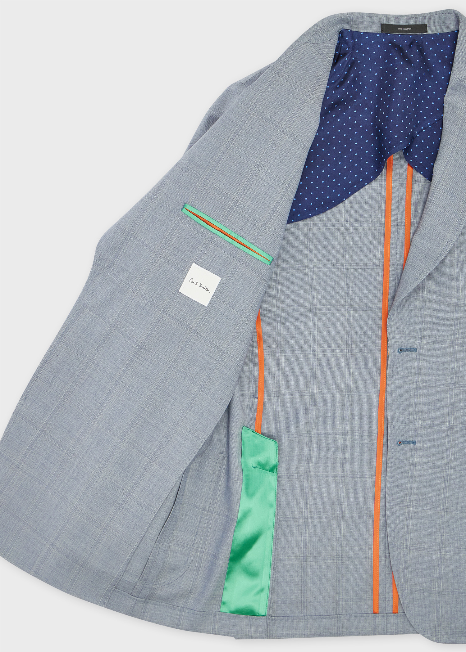 Grey 'Zelander' Check Wool Suit - 4